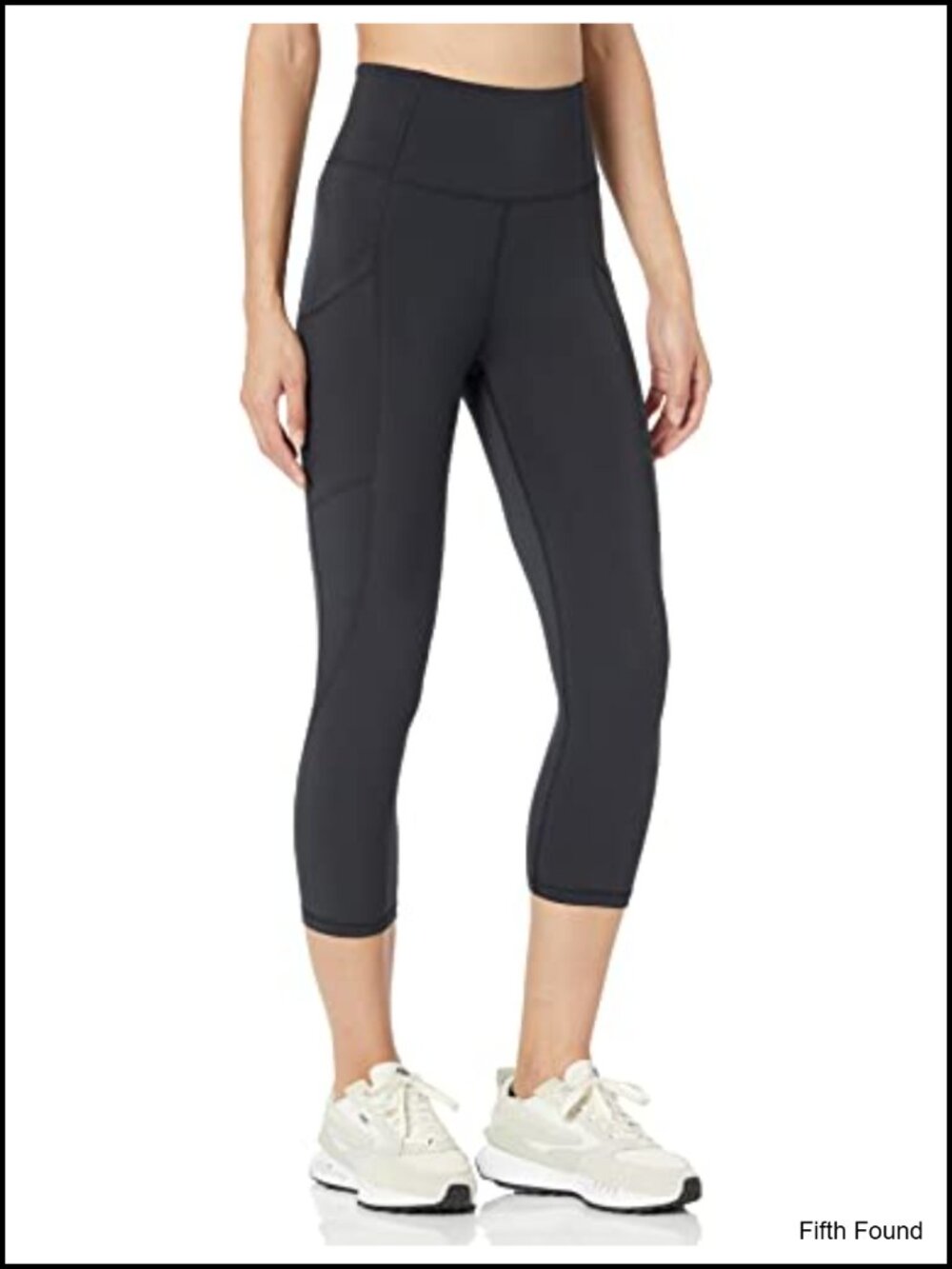 High Waisted Cropped Leggings with Pockets Active Sculpt